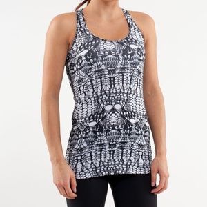 Lululemon Cool Racerback Glacier Lace Tank 0/2